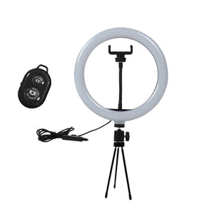Illuminate Your Creativity with the Compatible With Apple Live Ring Fill Light Desktop Tripod Set