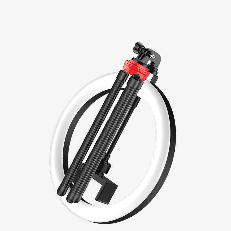 Apple Compatible 10-Inch LED Ring Light With Desktop Tripod