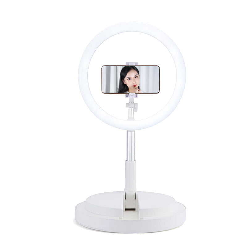 Apple Compatible 10-Inch Dimmable LED Ring Light With Tripod