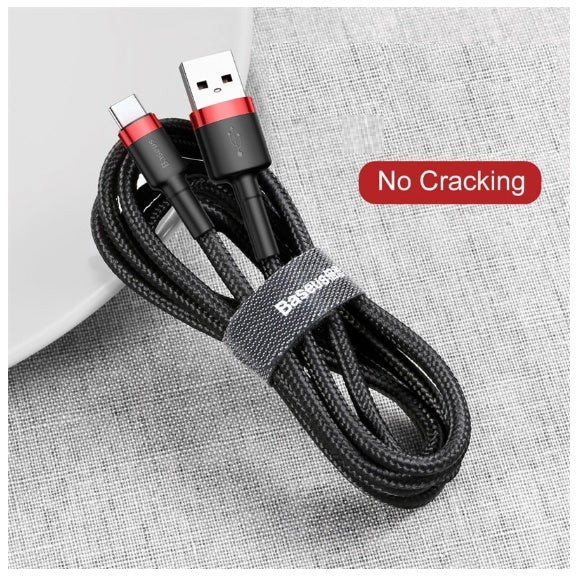 2-in-1 Woven Android Micro USB Charging Data Cable