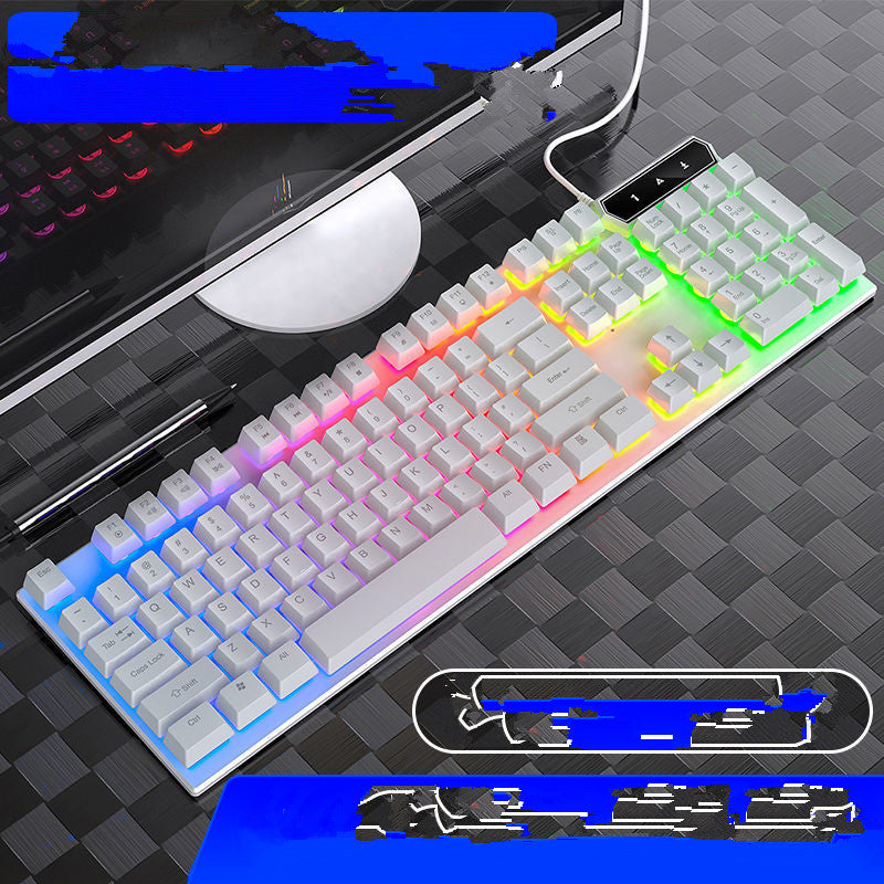 Mechanical Feel Wired Gaming Keyboard and Mouse Set
