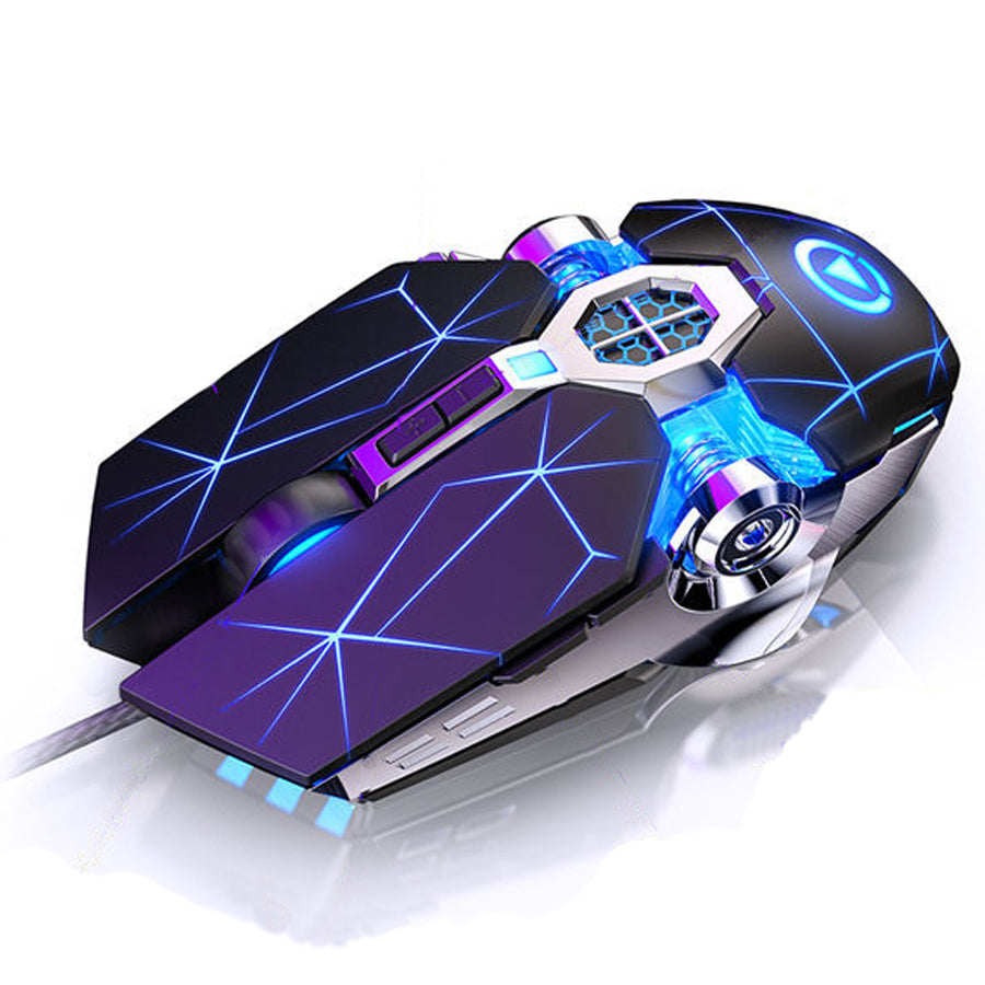 Silent Wired Gaming Mouse for PC and Laptop