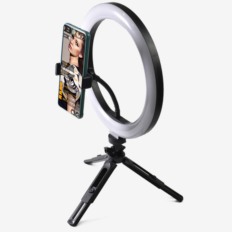 10-Inch Bluetooth Ring Light Mobile Phone Live Stand With Desktop Tripod