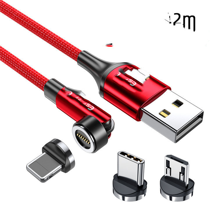 3-in-1 Magnetic Elbow Fast Charging Data Cable