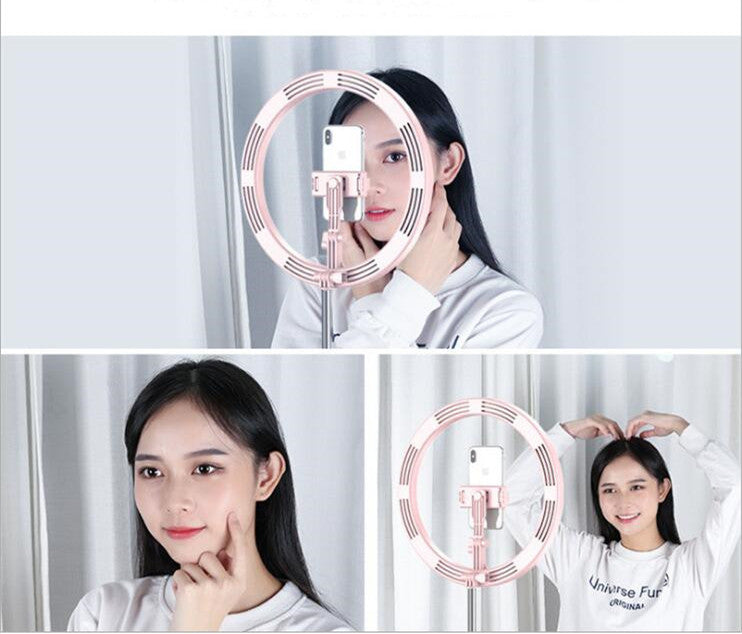 Apple Compatible 10-Inch Dimmable LED Ring Light With Tripod