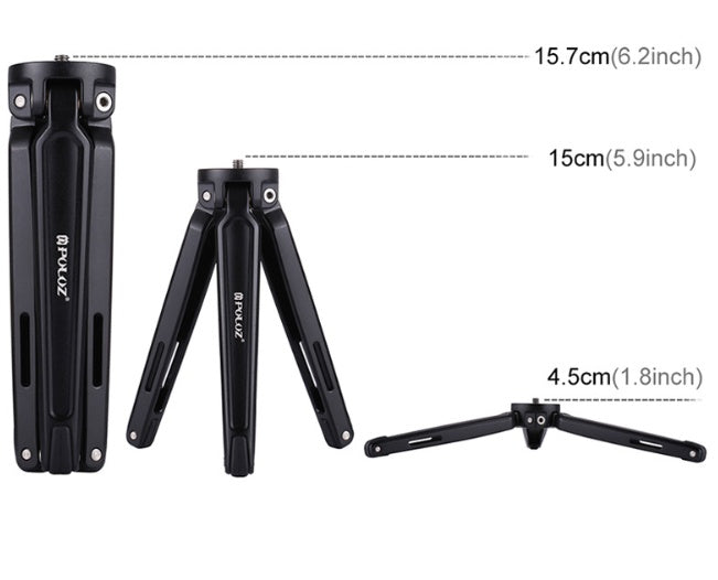 Apple Compatible Metal Mini Desktop Phone Tripod