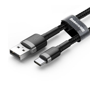 2-in-1 Woven Android Micro USB Charging Data Cable