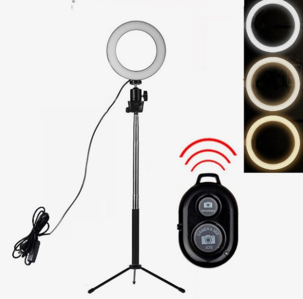 Compatible With Apple, Lifting ring LED fill light, flash photography light, floor tripod