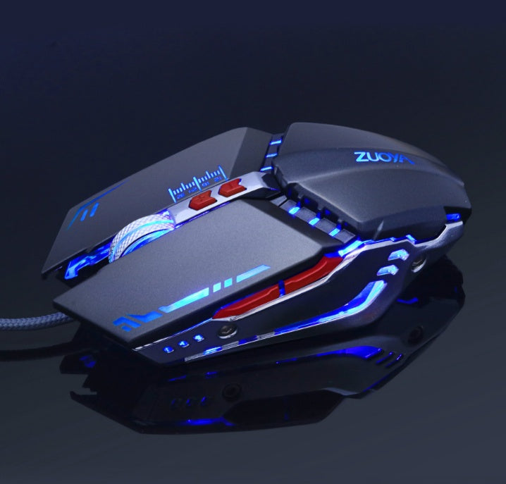 Silent Wired Gaming Mouse for Laptop and Desktop