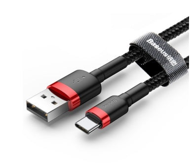 2-in-1 Woven Android Micro USB Charging Data Cable
