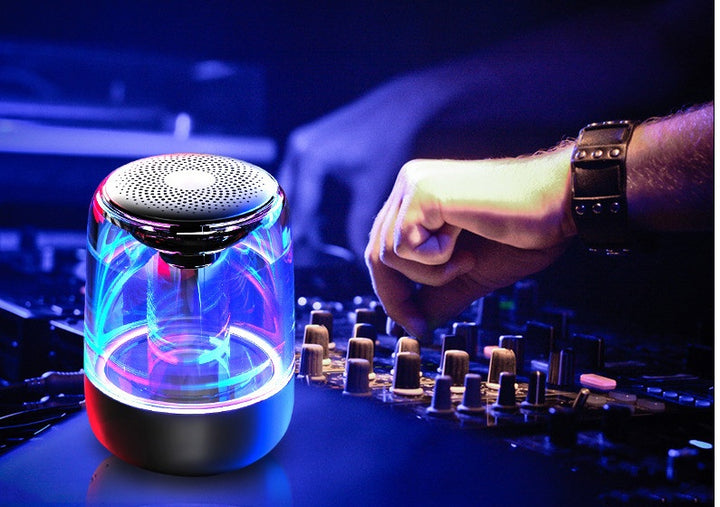 Portable Bluetooth Speaker With Bass Radio And LED Lights