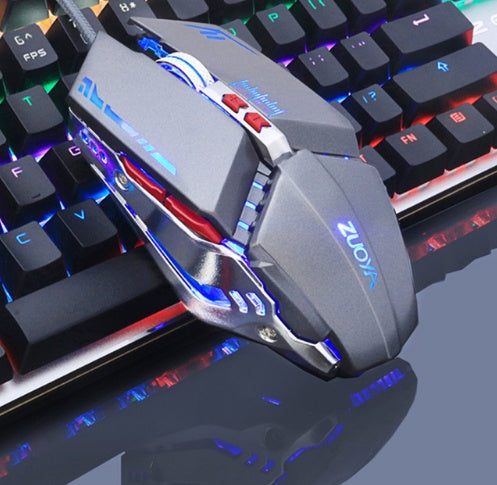 Silent Wired Gaming Mouse for Laptop and Desktop