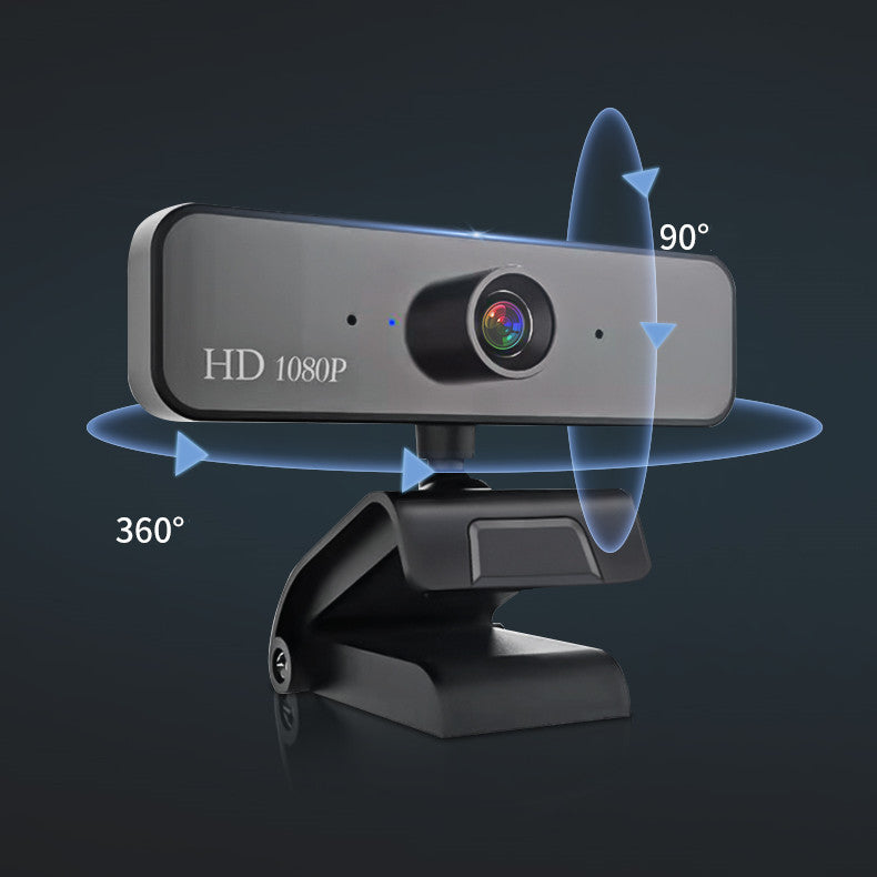 1080P HD Webcam With Microphone And Night Vision