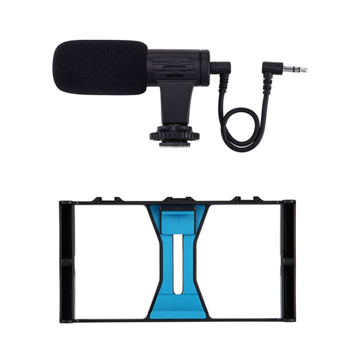 Apple Compatible Mobile Photography Live Kit with Microphone Tripod and Fill Light