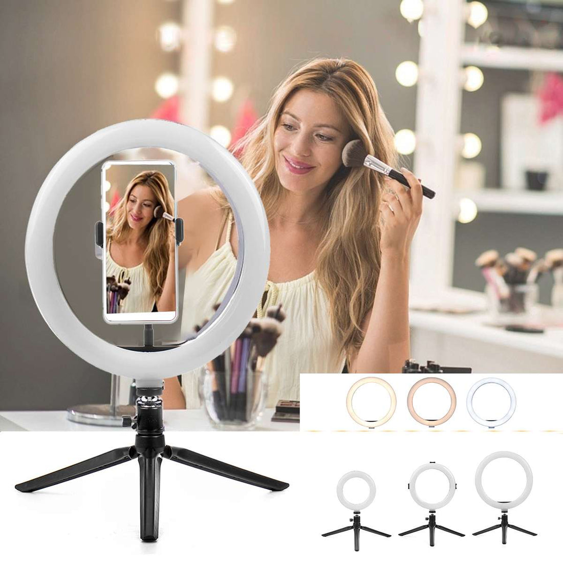 Apple Compatible Beauty Fill Light With Tripod