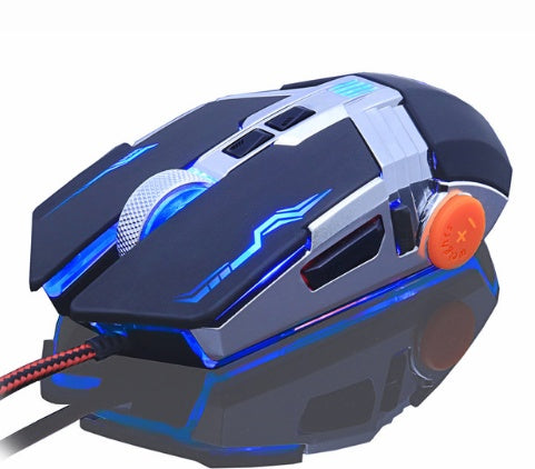 Silent Wired Gaming Mouse for Laptop and Desktop