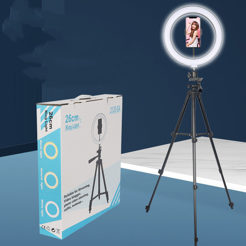 Compatible With Apple, Mobile Phone Fill Light Tripod LED Ring Light