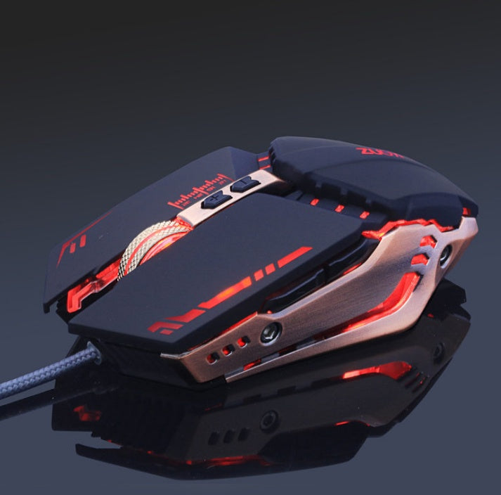 Silent Wired Gaming Mouse for Laptop and Desktop