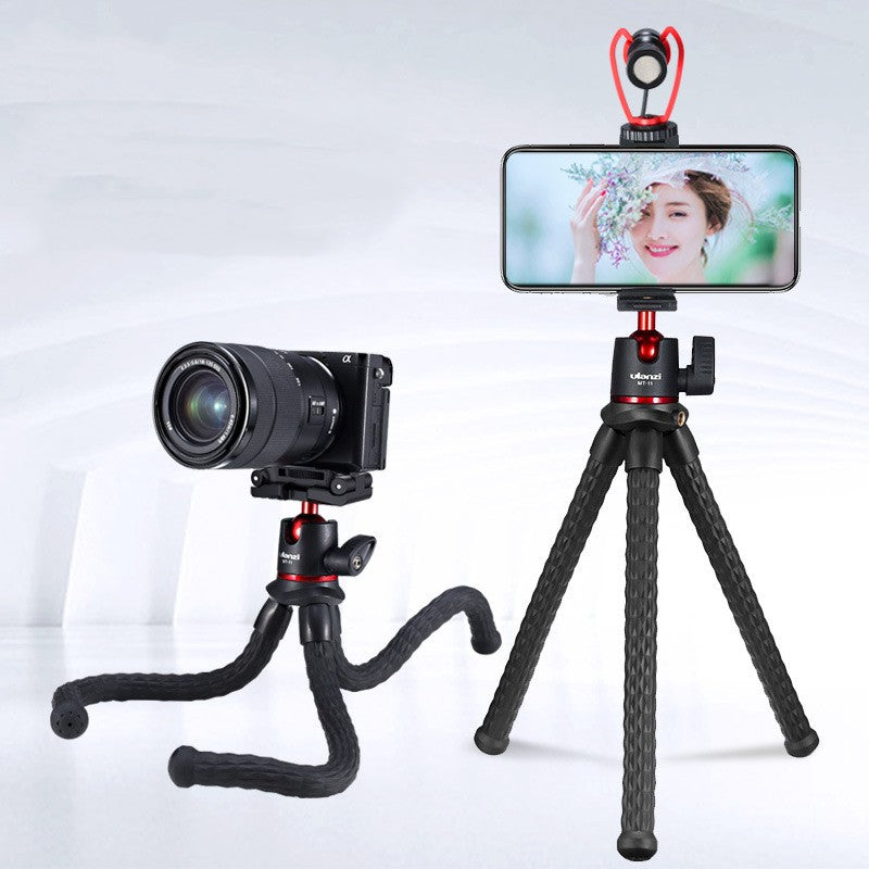 Octopus Flexible Mobile Phone SLR Tripod Holder