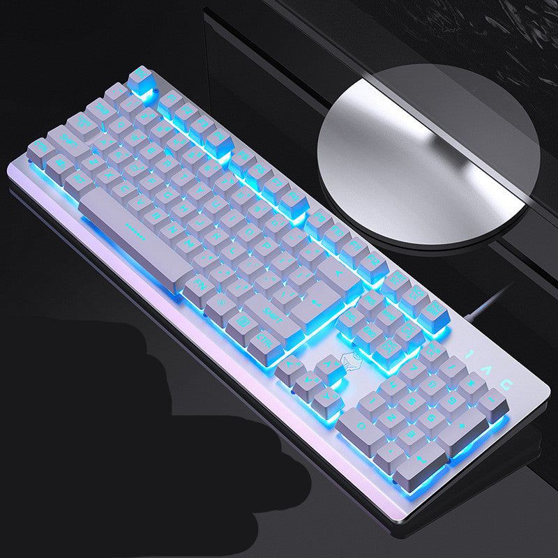 K002 Mechanical Feel Metal Gaming Keyboard