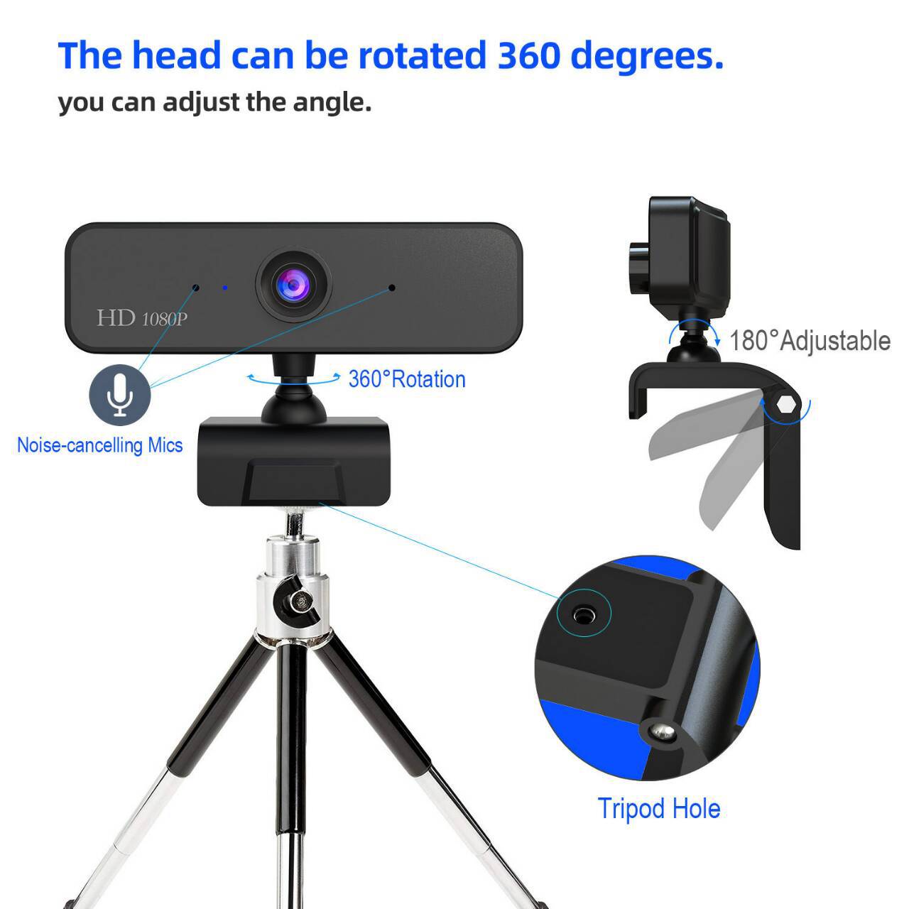 4K Auto Focus USB HD Webcam For Computer Live Streaming