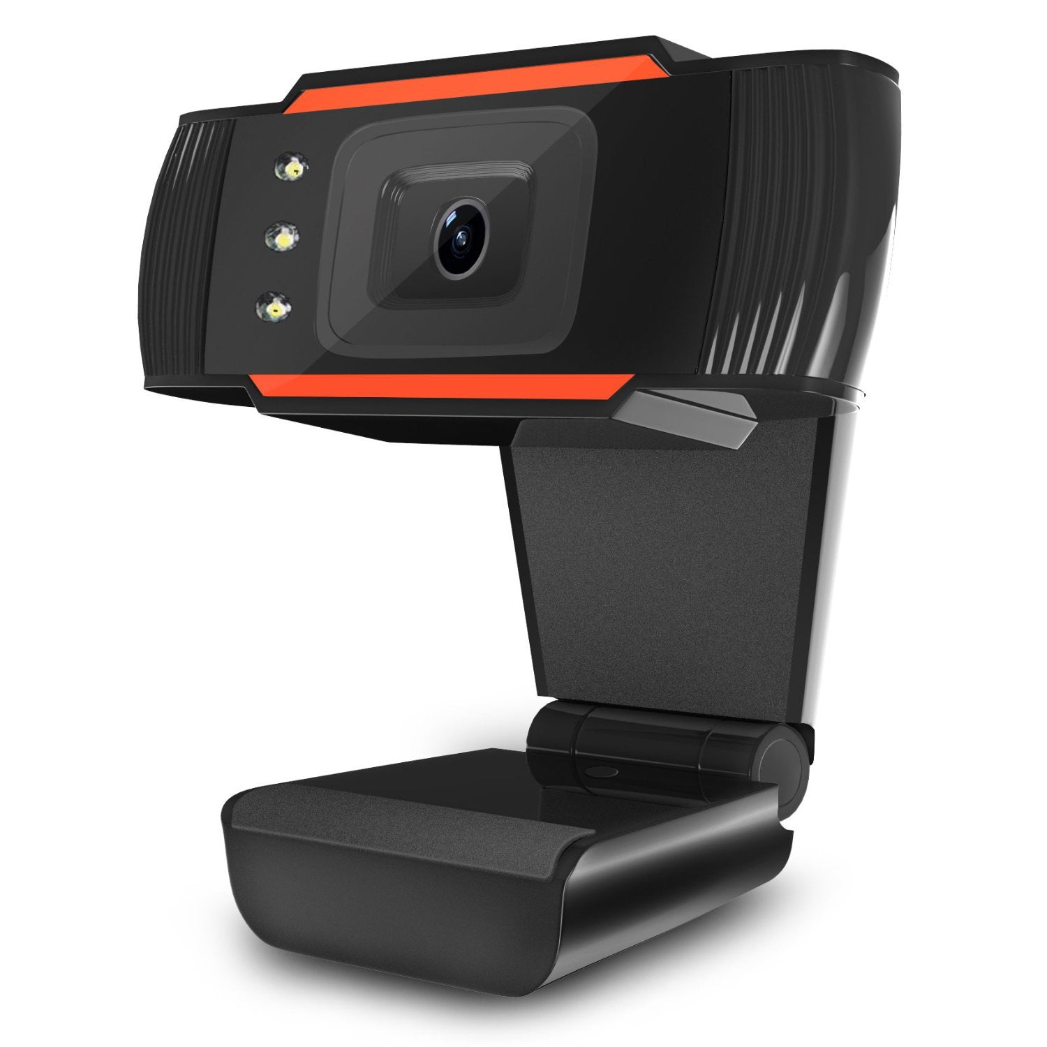USB LED Webcam With Adjustable Brightness Fill Light