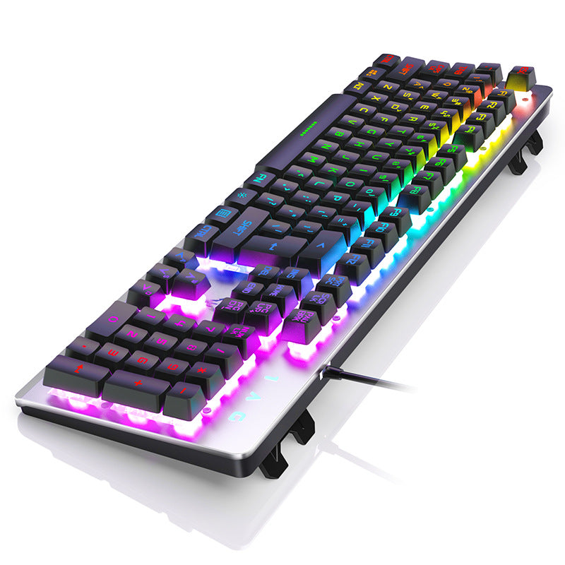 K002 Mechanical Feel Metal Gaming Keyboard