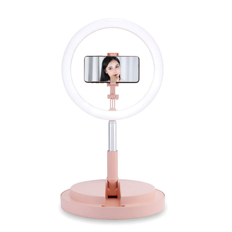 Apple Compatible 10-Inch Dimmable LED Ring Light With Tripod