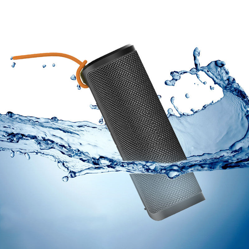 Waterproof Portable Outdoor Bluetooth Speaker With Fabric Mesh Design