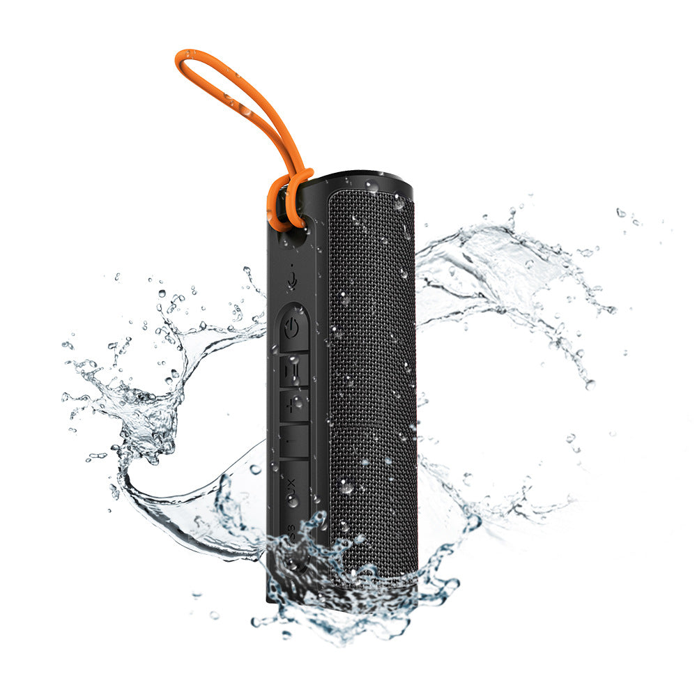 Waterproof Portable Outdoor Bluetooth Speaker With Fabric Mesh Design