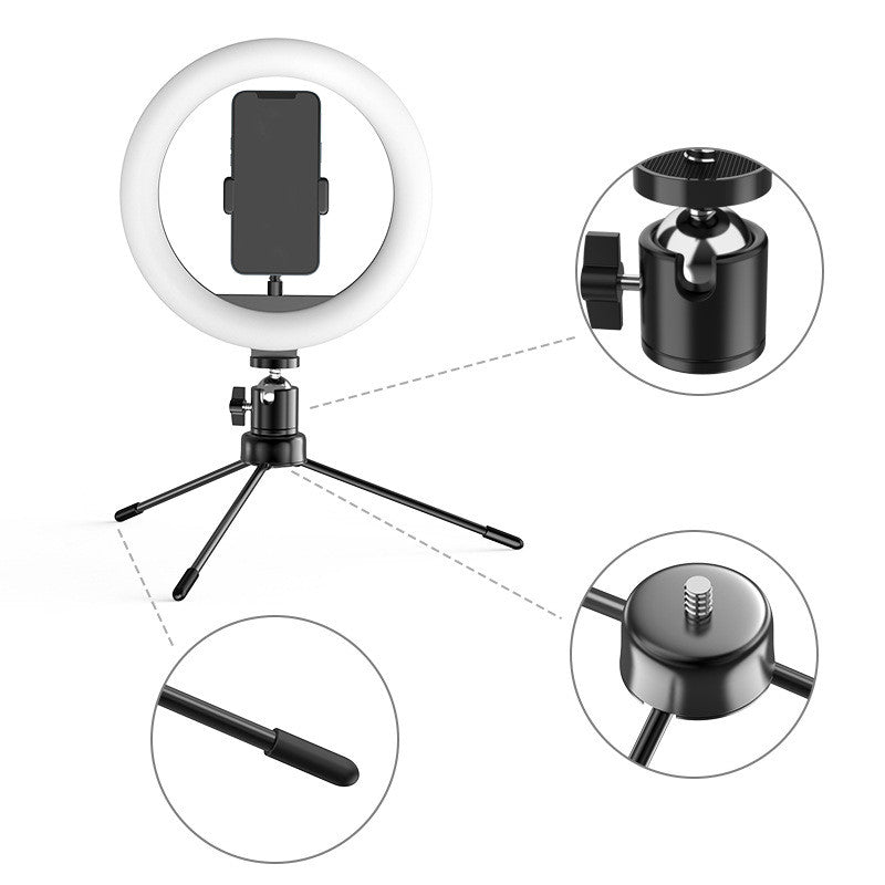 Apple Compatible 10-Inch Beauty Ring Light With Tripod Stand