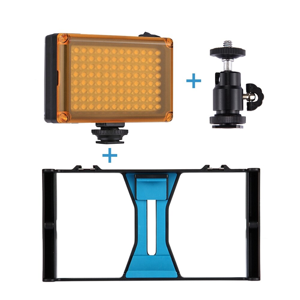 Apple Compatible Mobile Photography Live Kit with Microphone Tripod and Fill Light