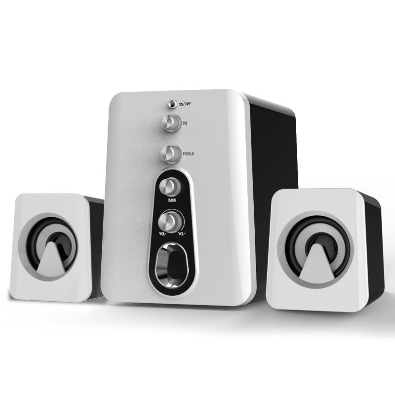 Mini USB 2.1 Wired Speaker With Heavy Bass Subwoofer For Mobile Phone Audio