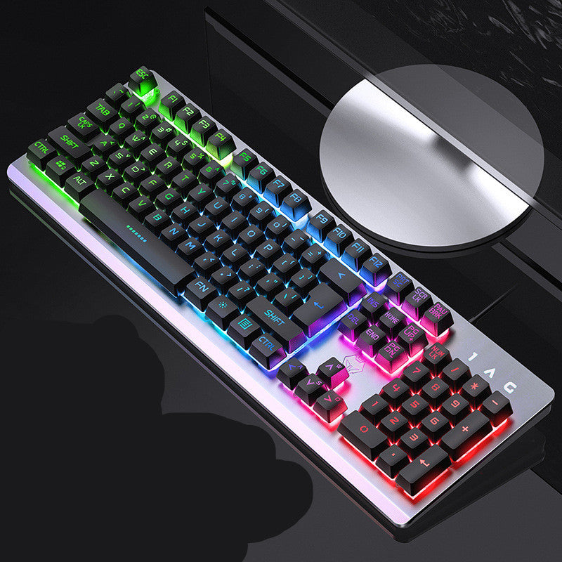 K002 Mechanical Feel Metal Gaming Keyboard