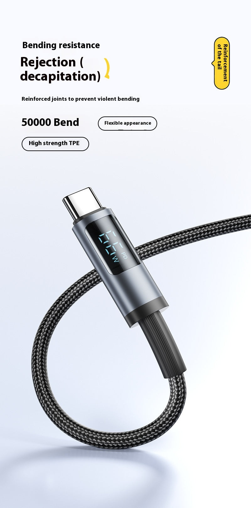 Type-C Fast Charging Digital Display Data Cable