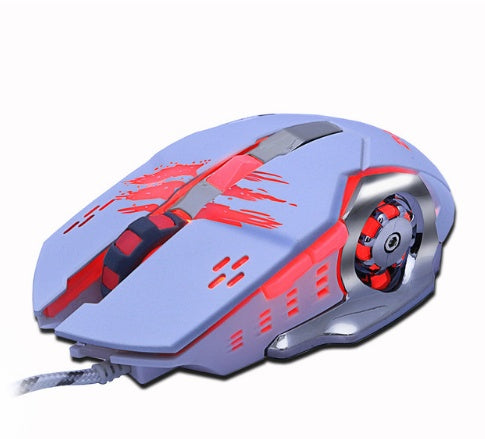 Silent Wired Gaming Mouse for Laptop and Desktop