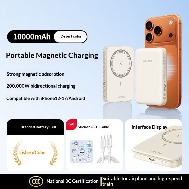 Magnetic Wireless Power Bank Ah 20W Portable