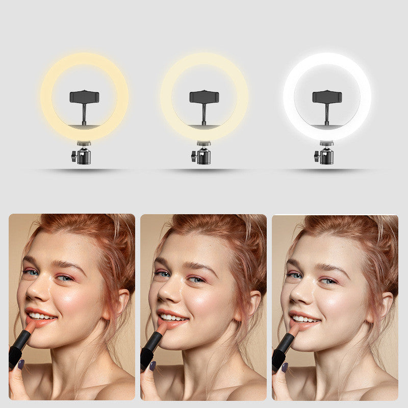 Apple Compatible 10-Inch Beauty Ring Light With Tripod Stand
