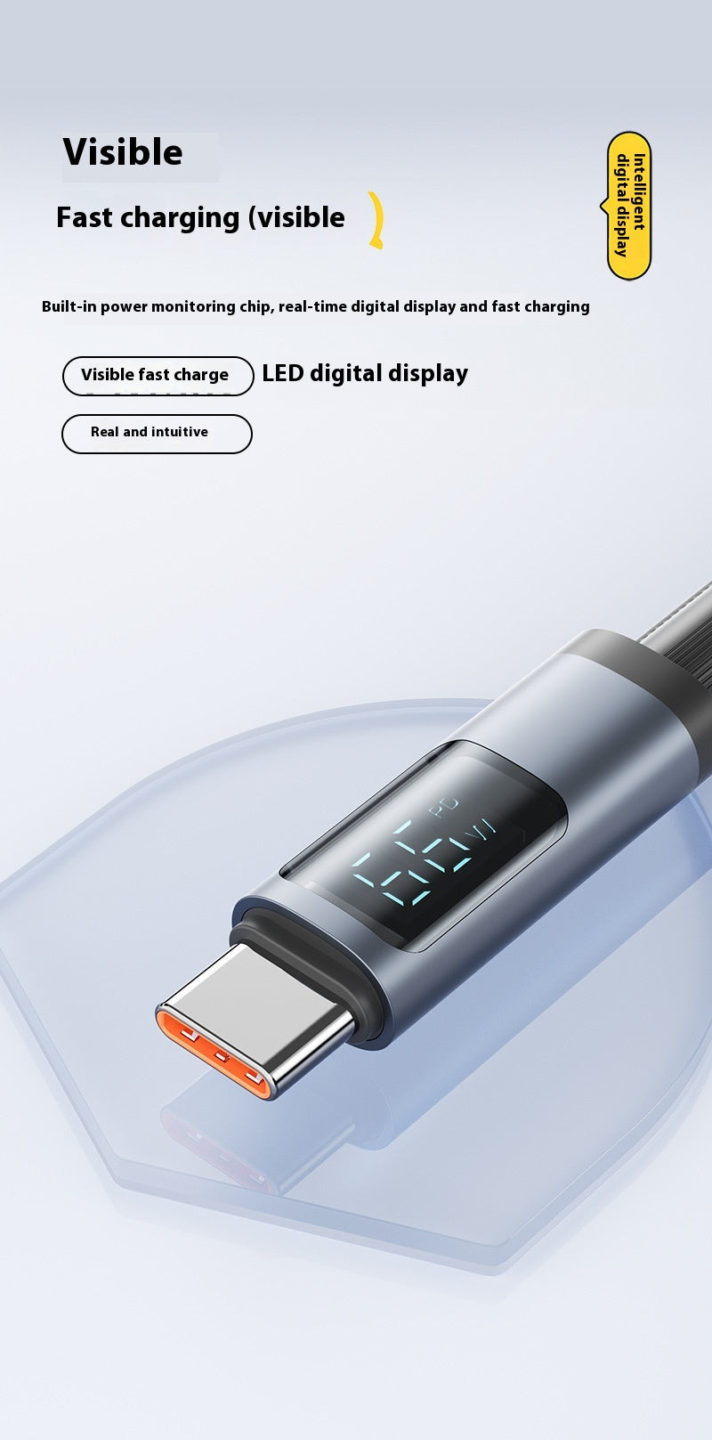 Type-C Fast Charging Digital Display Data Cable
