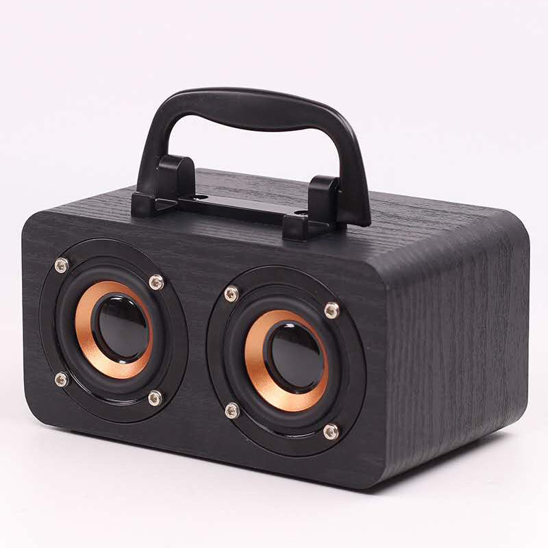 Portable Wooden Outdoor Wireless Bluetooth Speaker