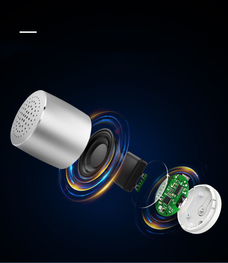 Mini Steel Gun Bluetooth Speaker With Heavy Bass