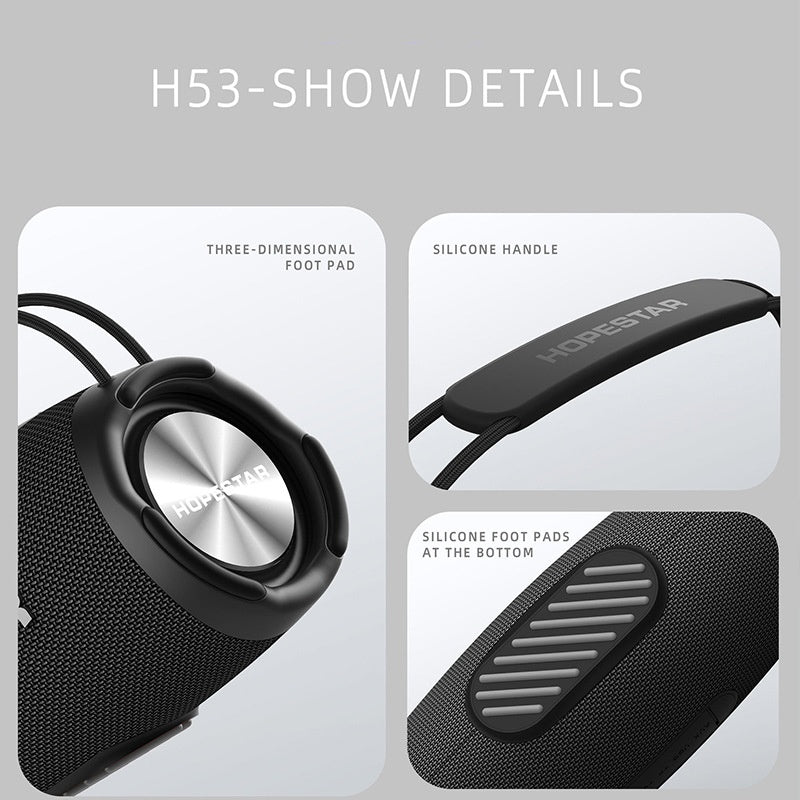 H53 Waterproof Wireless Bluetooth Speaker With MP3 Support