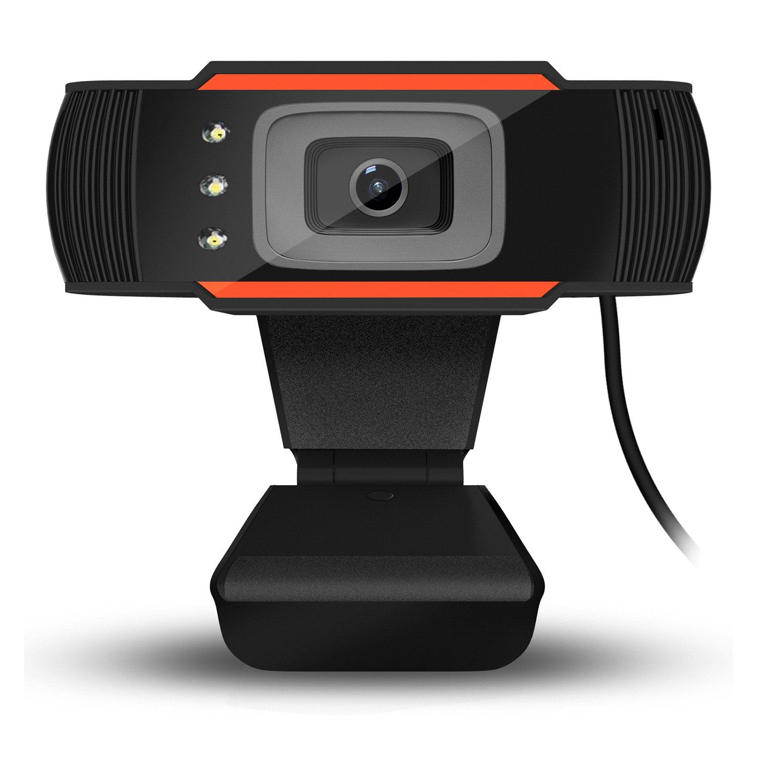 USB LED Webcam With Adjustable Brightness Fill Light
