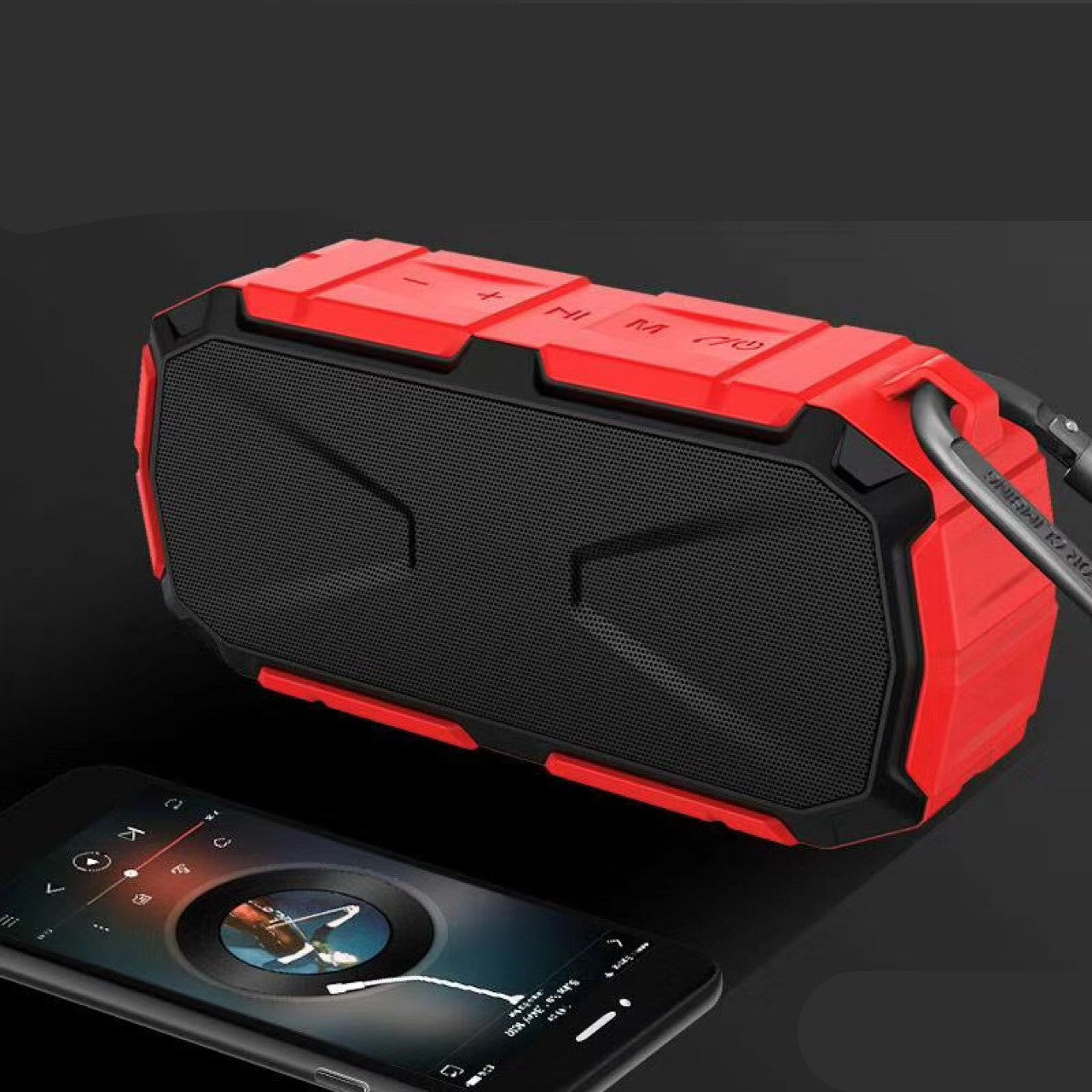 Outdoor Portable Heavy Bass Bluetooth Audio Field Waterproof