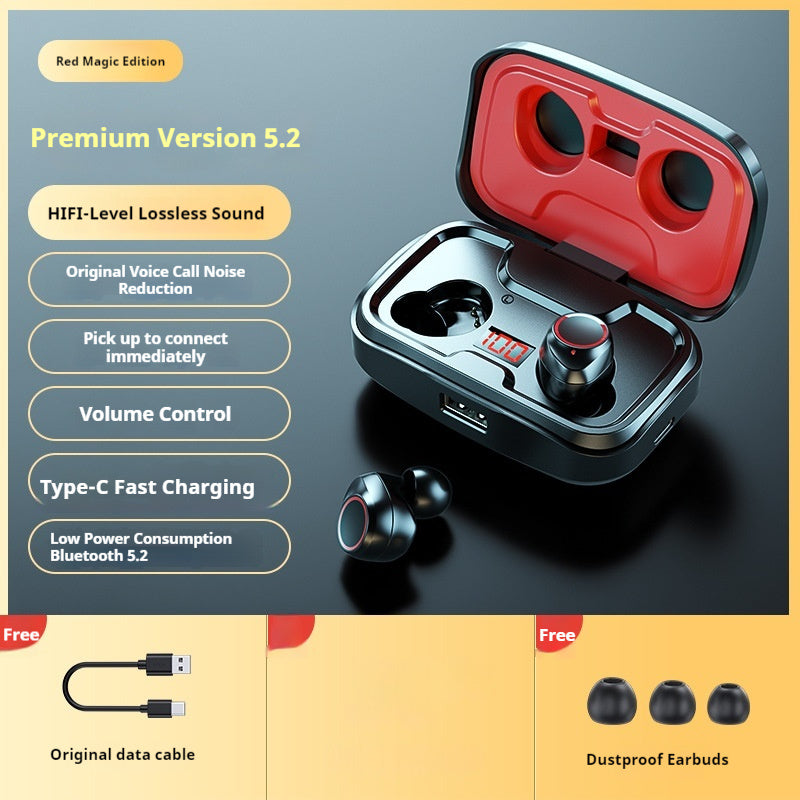 Simple Home Wireless Bluetooth Earbuds Headset