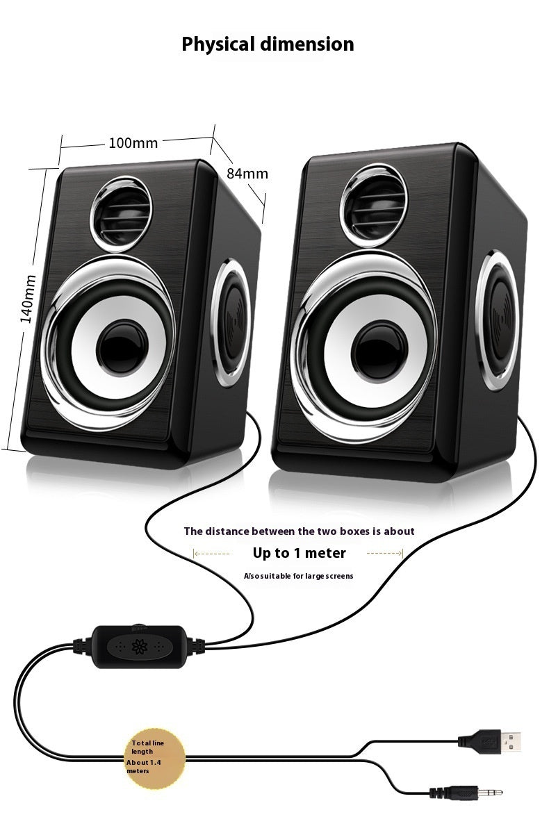Mini Portable Laptop Speaker With Extra Bass