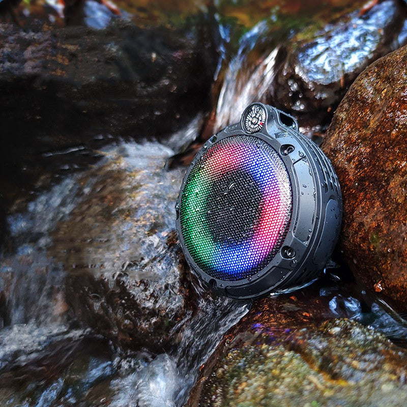 Portable New Subwoofer Outdoor Stereo Plug-in Card Wireless Button Bluetooth Speaker