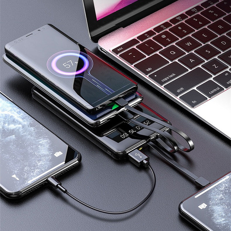 Full-Screen Portable Universal Power Bank