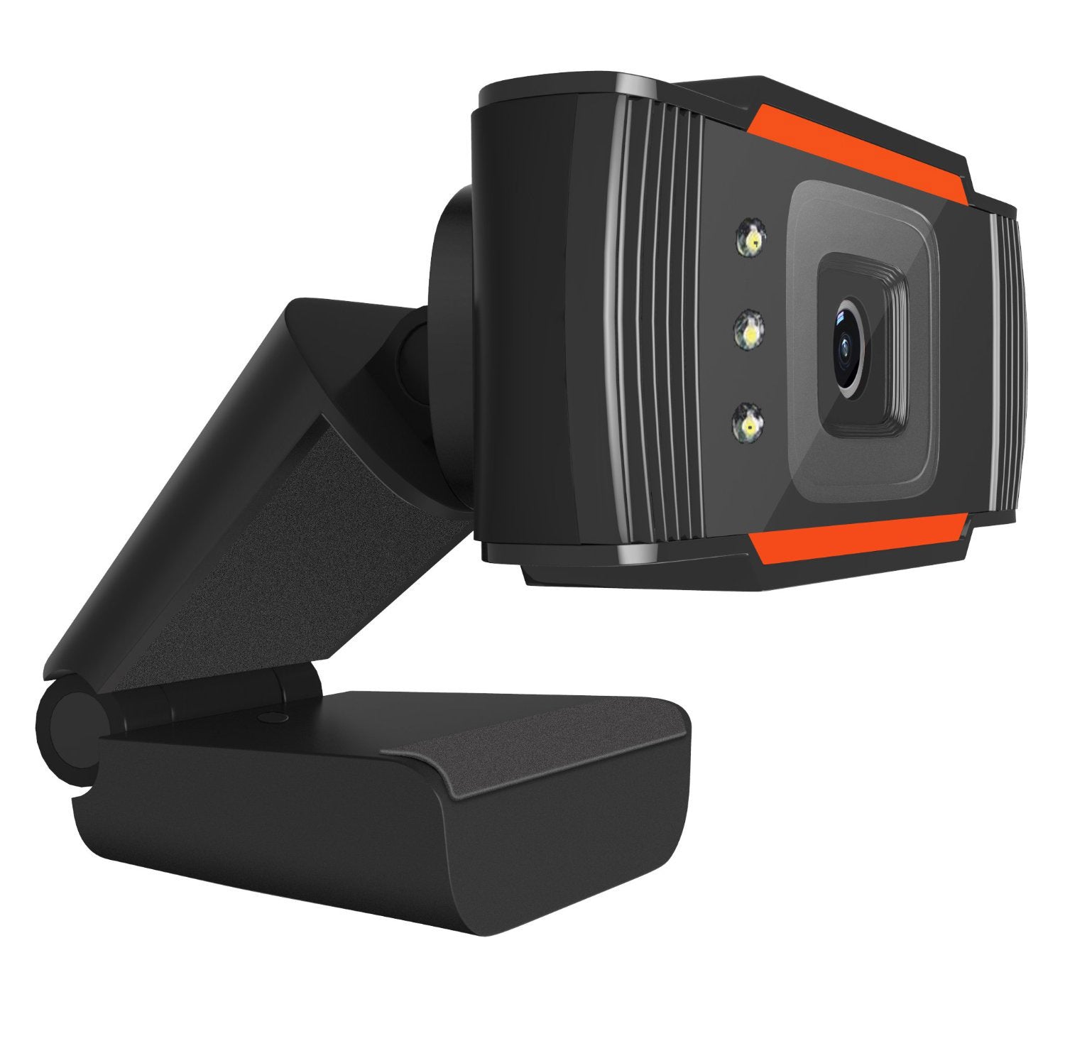 USB LED Webcam With Adjustable Brightness Fill Light