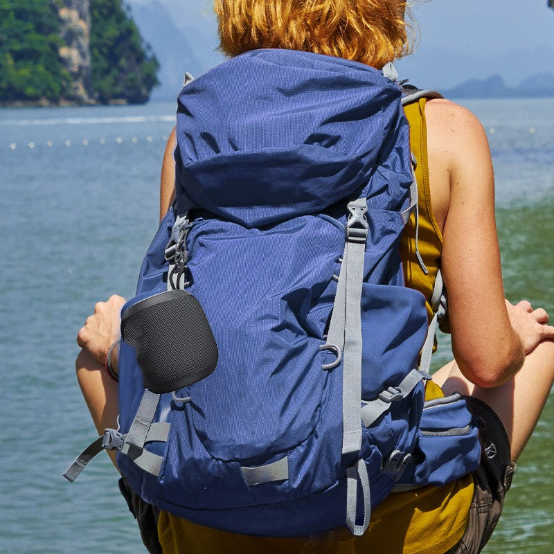 Portable Waterproof Bluetooth Speaker With Heavy Bass And Card Support